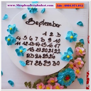 Bánh Sinh Nhật Cuốn Lịch - CL32